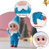 imageJOYIN Christmas Red Tiny Elf Doll Soft Plush Toy Doll for Christmas Decor Xmas Gift Xmas Clothing for Elf DollBlue