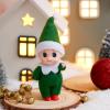 imageJOYIN Christmas Red Tiny Elf Doll Soft Plush Toy Doll for Christmas Decor Xmas Gift Xmas Clothing for Elf DollGreen