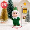 imageJOYIN Christmas Red Tiny Elf Doll Soft Plush Toy Doll for Christmas Decor Xmas Gift Xmas Clothing for Elf DollGreen