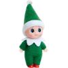 imageJOYIN Christmas Red Tiny Elf Doll Soft Plush Toy Doll for Christmas Decor Xmas Gift Xmas Clothing for Elf DollGreen