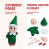 imageJOYIN Christmas Red Tiny Elf Doll Soft Plush Toy Doll for Christmas Decor Xmas Gift Xmas Clothing for Elf DollGreen