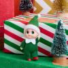 imageJOYIN Christmas Red Tiny Elf Doll Soft Plush Toy Doll for Christmas Decor Xmas Gift Xmas Clothing for Elf DollGreen