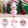 imageJOYIN Christmas Red Tiny Elf Doll Soft Plush Toy Doll for Christmas Decor Xmas Gift Xmas Clothing for Elf DollPink