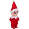 imageJOYIN Christmas Red Tiny Elf Doll Soft Plush Toy Doll for Christmas Decor Xmas Gift Xmas Clothing for Elf DollRed