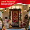 imageJoiedomi Christmas Ginger Bread House Window Door Cover Holiday House Decoration 72X30 Inches
