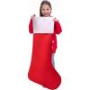 imageJOYIN 4 Packs 38quot Jumbo Christmas Stockings Giant Christmas Felt Stocking Large Christmas Stocking for Christmas Party Decorations Xmas Holiday Tree Decor
