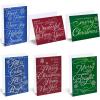 imageJOYIN 72 Piece Holiday Christmas Greeting Cards with 6 Artistic Greeting Designs ampamp Envelopes 625 x 46quot for Winter Christmas Season present Giving Xmas Gifts Cards Red Foil CollectionModern