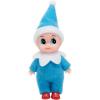 imageJOYIN Christmas Red Tiny Elf Doll Soft Plush Toy Doll for Christmas Decor Xmas Gift Xmas Clothing for Elf DollBlue