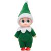 imageJOYIN Christmas Red Tiny Elf Doll Soft Plush Toy Doll for Christmas Decor Xmas Gift Xmas Clothing for Elf DollGreen