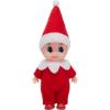 imageJOYIN Christmas Red Tiny Elf Doll Soft Plush Toy Doll for Christmas Decor Xmas Gift Xmas Clothing for Elf DollRed