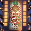 imageJoiedomi Christmas Ginger Bread House Window Door Cover Holiday House Decoration 72X30 Inches