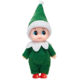 imageJOYIN Christmas Red Tiny Elf Doll Soft Plush Toy Doll for Christmas Decor Xmas Gift Xmas Clothing for Elf DollGreen