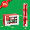 imageJOYIN 12 Pack Christmas Party Favor NonSnap Red ampamp White Snowflake Design Party Table Favors with Holiday Party Favor Supplies for Kids and Adults Christmas Parties Dinners and HolidaysRedGreen Snowflakes