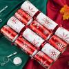 imageJOYIN 12 Pack Christmas Party Favor NonSnap Red ampamp White Snowflake Design Party Table Favors with Holiday Party Favor Supplies for Kids and Adults Christmas Parties Dinners and HolidaysRedWhite Snowflakes