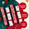 imageJOYIN 12 Pack Christmas Party Favor NonSnap Red ampamp White Snowflake Design Party Table Favors with Holiday Party Favor Supplies for Kids and Adults Christmas Parties Dinners and HolidaysRedWhite Snowflakes