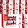 imageJOYIN 12 Pack Christmas Party Favor NonSnap Red ampamp White Snowflake Design Party Table Favors with Holiday Party Favor Supplies for Kids and Adults Christmas Parties Dinners and HolidaysRedWhite Snowflakes
