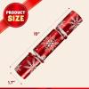imageJOYIN 12 Pack Christmas Party Favor NonSnap Red ampamp White Snowflake Design Party Table Favors with Holiday Party Favor Supplies for Kids and Adults Christmas Parties Dinners and HolidaysRedWhite Snowflakes