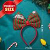 imageJOYIN 12 Packs Christmas Headbands with Assorted Design Christmas Headwear Holiday Headbands Accessories for Women Men Kids Christmas Parties Xmas Holiday Party Favors Photo Booth ONE SIZE FIT ALLSpecial