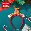 imageJOYIN 12 Packs Christmas Headbands with Assorted Design Christmas Headwear Holiday Headbands Accessories for Women Men Kids Christmas Parties Xmas Holiday Party Favors Photo Booth ONE SIZE FIT ALLClassical
