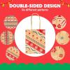 imageJOYIN 24 Christmas Kraft Gift Bags for Holiday Paper Gift Bags Christmas Goody Bags Xmas Gift Bags Classrooms and Party Favors 9 x 73 x 33Brown
