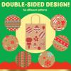 imageJOYIN 24 Christmas Kraft Gift Bags for Holiday Paper Gift Bags Christmas Goody Bags Xmas Gift Bags Classrooms and Party Favors 9 x 73 x 33Brown