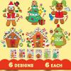 imageJOYIN 36 Pcs Christmas Makeaface Sticker Sheets Make Your Own Xmas Characters Mix and Match Sticker with Full Body Design Reindeer Snowman Elf for Kids Party Favor Art Craft Classroom ActivitiesCute Stickers