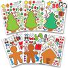imageJOYIN 36 Pcs Christmas Makeaface Sticker Sheets Make Your Own Xmas Characters Mix and Match Sticker with Full Body Design Reindeer Snowman Elf for Kids Party Favor Art Craft Classroom ActivitiesCute Stickers