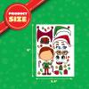 imageJOYIN 36 Pcs Christmas Makeaface Sticker Sheets Make Your Own Xmas Characters Mix and Match Sticker with Full Body Design Reindeer Snowman Elf for Kids Party Favor Art Craft Classroom ActivitiesFunny Stickers