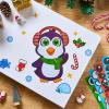 imageJOYIN 36 Pcs Christmas Makeaface Sticker Sheets Make Your Own Xmas Characters Sticker with Santa Santa Gnome Reindeer Snowman for Kids Party Favor Art Craft Supplies Classroom Activities GameKawaii Stickers
