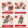 imageJOYIN 36 Pcs Christmas Makeaface Sticker Sheets Make Your Own Xmas Characters Sticker with Santa Santa Gnome Reindeer Snowman for Kids Party Favor Art Craft Supplies Classroom Activities GameKawaii Stickers