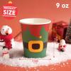 imageJOYIN 48 Christmas Party Cups 9 oz Disposable Paper Cup Design in Merry Christmas Nutcracker Christmas Elements and Holiday atmosphere Xmas Event Drinkware Holiday SuppliesBright