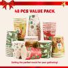 imageJOYIN 48 Christmas Party Cups 9 oz Disposable Paper Cup Design in Merry Christmas Nutcracker Christmas Elements and Holiday atmosphere Xmas Event Drinkware Holiday SuppliesCute