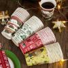 imageJOYIN 48 Christmas Party Cups 9 oz Disposable Paper Cup Design in Merry Christmas Nutcracker Christmas Elements and Holiday atmosphere Xmas Event Drinkware Holiday SuppliesVintage