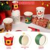 imageJOYIN 48 Christmas Party Cups 9 oz Disposable Paper Cup Design in Merry Christmas Nutcracker Christmas Elements and Holiday atmosphere Xmas Event Drinkware Holiday SuppliesBright