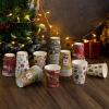 imageJOYIN 48 Christmas Party Cups 9 oz Disposable Paper Cup Design in Merry Christmas Nutcracker Christmas Elements and Holiday atmosphere Xmas Event Drinkware Holiday SuppliesCute