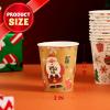 imageJOYIN 48 Christmas Party Cups 9 oz Disposable Paper Cup Design in Merry Christmas Nutcracker Christmas Elements and Holiday atmosphere Xmas Event Drinkware Holiday SuppliesCute