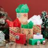 imageJOYIN 72 Sheets Christmas Tissue Paper Assortment Red Green ampamp White in 20quot x 20quot for Christmas Wrapping Tissue Paper Party Supply