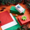 imageJOYIN 72 Sheets Christmas Tissue Paper Assortment Red Green ampamp White in 20quot x 20quot for Christmas Wrapping Tissue Paper Party Supply