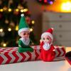 imageJOYIN Christmas 2PCS Tiny Elf Doll Christmas with 1 red and 1 Green elf DollHoliday Decoration Accessories Tiny Gift for Girls Boys Kids AdultsClassic