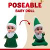 imageJOYIN Christmas 2PCS Tiny Elf Doll Christmas with 1 red and 1 Green elf DollHoliday Decoration Accessories Tiny Gift for Girls Boys Kids AdultsClassic