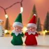 imageJOYIN Christmas 2PCS Tiny Elf Doll Christmas with 1 red and 1 Green elf DollHoliday Decoration Accessories Tiny Gift for Girls Boys Kids AdultsCute