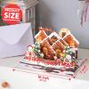 imageJOYIN Christmas Pop Up Cards with Envelopes 3D Gingerbread House Greeting Cards  Festive Night Scene Pop up Card for Family Members Christmas decor Warm Present Giving Thanksgiving and all occasionsTraditional