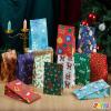 imageJoiedomi 72 PCS of Christmas Holiday Goody Bags 12 Assorted Christmas Designs Goodie Bags for Classrooms Party Favors Small Gift Bags Kraft Bags and Christmas Craft Bags
