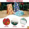 imageJoiedomi 72 PCS of Christmas Holiday Goody Bags 12 Assorted Christmas Designs Goodie Bags for Classrooms Party Favors Small Gift Bags Kraft Bags and Christmas Craft Bags