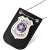 imageSpooktacular Creations Kids Police Pretend Play Toy Set Costume Accessories with Swat Badge Handcuff and Keys for Detective Dress Up Roleplay Stocking Birthday Party Favor SuppliesSilver