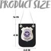 imageSpooktacular Creations Kids Police Pretend Play Toy Set Costume Accessories with Swat Badge Handcuff and Keys for Detective Dress Up Roleplay Stocking Birthday Party Favor SuppliesSilver