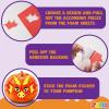 imageJOYIN 18 Packs Halloween Pumpkin Decorating Stickers Craft Kit Halloween Party Supplies Arts Activities Kids Party Favors Jack O Lantern Foam Face Sticker in 9 Characters Designs for Party Games