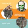 imageJOYIN Halloween Animatronics Decorations Outdoor Animated Zombie Groundbreaker Graveyard Decor Outside 25 Groundbreaker Skeleton Prop with Moving Arms ampamp Green Light Lawn Yard Haunted House Decor