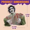 imageJOYIN Halloween Outdoor Decoration Zombie Groundbreaker Animatronics Zombie Props Halloween Outside Decor Animated Groundbreaker with Sound ampamp Glowing Eyes for Graveyard Lawn Yard Haunted House Decor