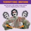 imageJOYIN Halloween Outdoor Decoration Zombie Groundbreaker Animatronics Zombie Props Halloween Outside Decor Animated Groundbreaker with Sound ampamp Glowing Eyes for Graveyard Lawn Yard Haunted House Decor